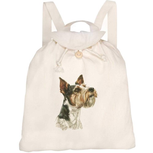 Wire fox terrier portrait - 'wire,