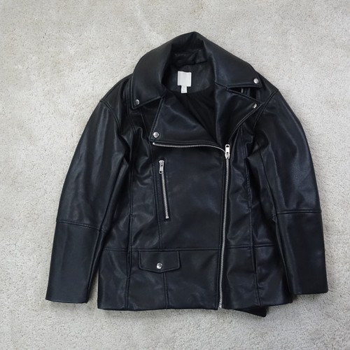 Faux leather jacket womens - leather,