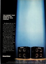 Hartke 410 Bass Amp Original Print Ad