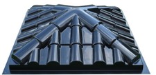 Concrete mold pier caps fence - mold,