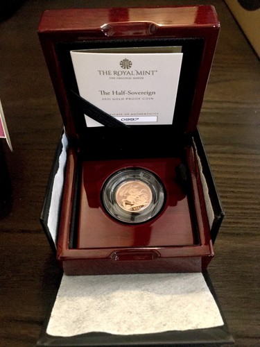 Royal mint 2021 half - mint, sovereign