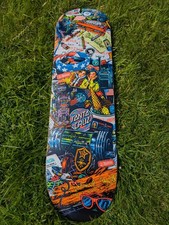 Santa Cruz Stranger Things Skateboard Skate Deck Wall Hanger Tattoo Man Cave