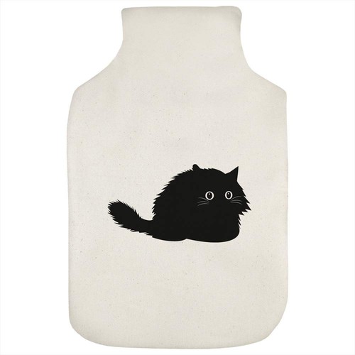 Fluffy cat hot water bottle - cat',