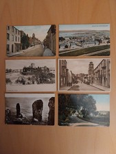Pembroke. 6 x Postcard Lot Incl Stacks, Castle, Bush Lane, Main Street, Dock