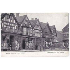 Market drayton high street - market,