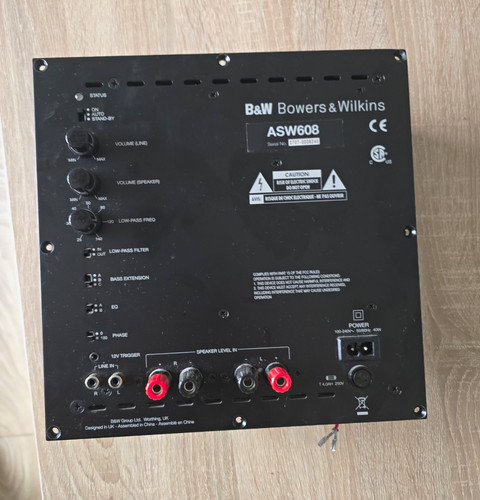 Bowers wilkins asw608 - &,