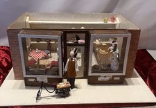 Doll House Double Fronted Shop with Baker Bakery Accessories & 3 Dolls (project)