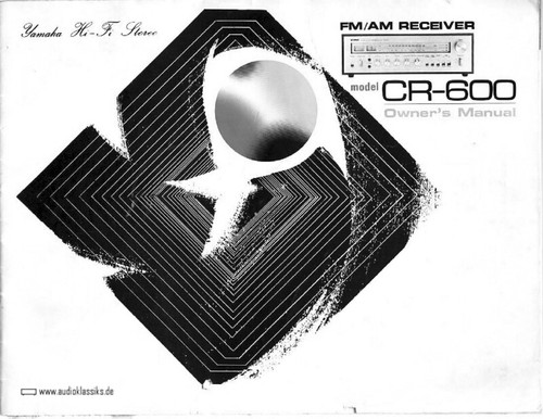 Yamaha 600 receiver owners - yamaha,