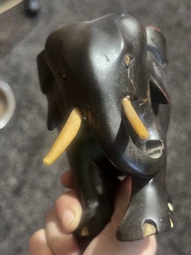Hand carved wooden - hand-carved, elephant