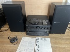 Kenwood Midi HiFi System A-45 Amplifier T-85L Tuner & LS-45 Speakers with Remote