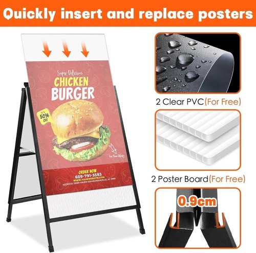 Pavement sign for auction - a1,
