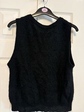 Ladies Large Black Alpaca Wool