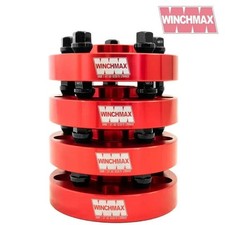 LAND ROVER DISCOVERY MK2 RED 30mm WHEEL SPACERS aircraft-grade aluminium [1176]