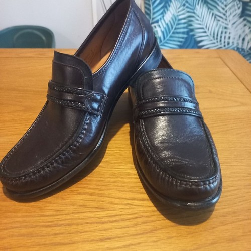 Loake rome leather - leather, loafers
