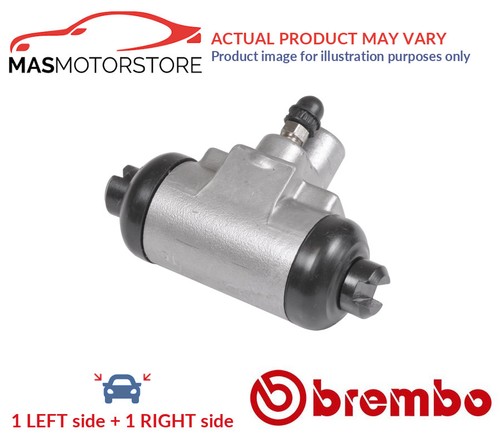 Drum wheel brake cylinder pair - drum,