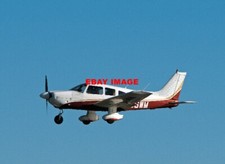 PHOTO  G-BGWM A 1979 PIPER PA-28-181 CHEROKEE ARCHER II IS ABOUT TO LAND ON RUNW