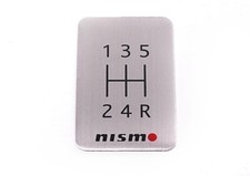 Nismo 5 Speed Shift Badge Nismo Gear Shift Pattern SKYLINE GTR R32 R33 SILVIA :)
