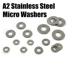 A2 Stainless Steel Form A Round Flat Washers Micro Model RC CARS AIR AERO PLANES