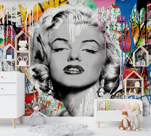 Graffiti marilyn monroe - graffiti,