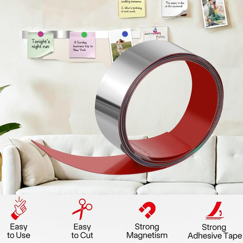 Self adhesive metal tape - self-adhesive, for