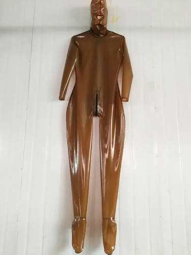 Latex rubber gummi catsuit - rubber,