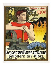 Vintage 1905 Exhibition Poster