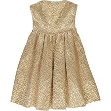 Armand Basi Gold Strapless Dress