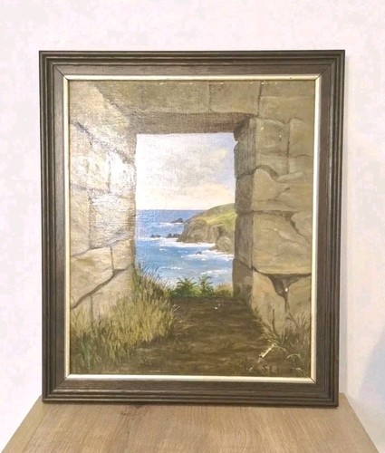 Framed original oil painting - original,