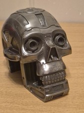Mega Rare 2009 Nemesis Now  14cm Robot Terminator style skull head