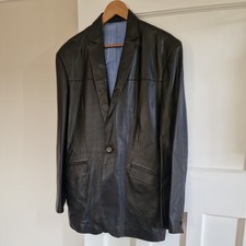 Oswald Boateng Bespoke Couture Leather Jacket