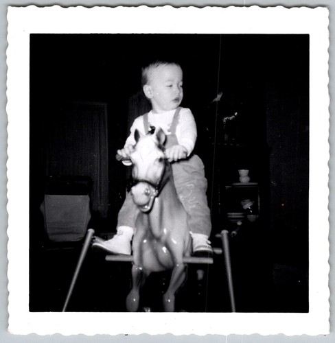 Vtg snapshot cute baby boy - cute,