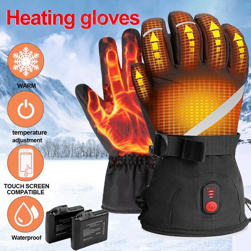 Electric heated gloves winter - electric,