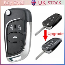 For Vauxhall Opel Astra J GTC INSIGNIA CASCADE 3 Button Flip Car Key Fob Case UK