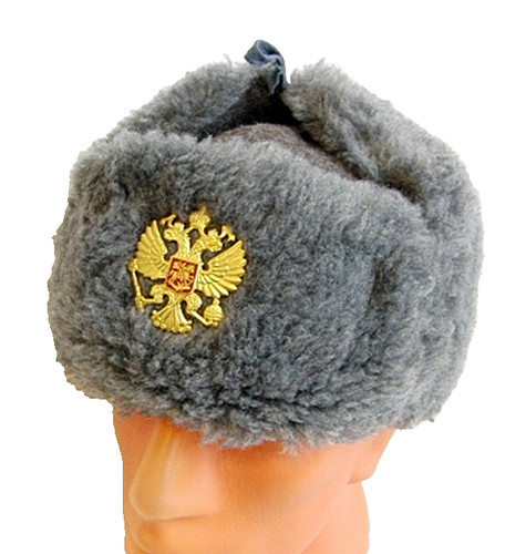 Russian army hat - army, fur