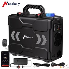 Hcalory TB2S 12V 24V 240V 8KW bluetooth Night Diesel Air Heater Motorhome Van RV