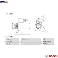 STARTER 0 986 020 890 FOR BMW