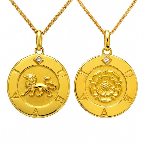 Double sided gold - gold, plated