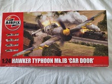 Airfix 1/24 Hawker Typhoon Mk1B Car Door has been opened but all still in bags