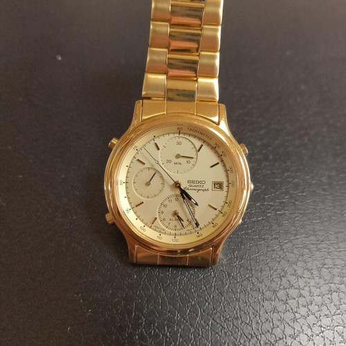 Seiko chronograph men watch - men,