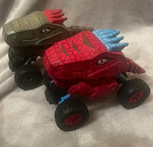 Dinosaur monster truck toy - 2x,