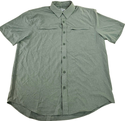 Large green mens orvis - l, /