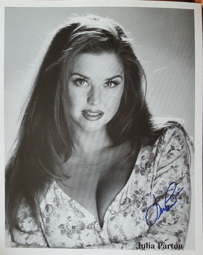 Julia parton signed - signed, headshot