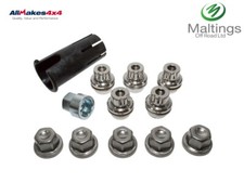 LANDROVER DISCOVERY TD5 LOCKING WHEEL NUT SET ALLOY WHEELS RRB100510 98-04