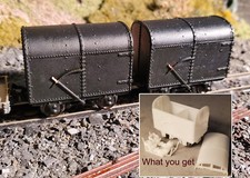 OO9/009 Ffestiniog Oakeley Quarry Gunpowder Van Wagon wheels HO9 HOe Dundas