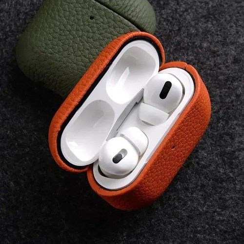 Airpods leather case oil - airpods,