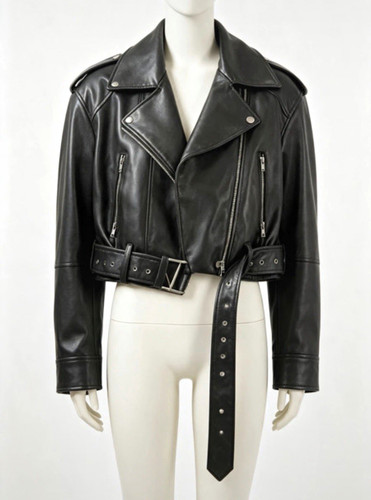 Zara women black leather - zara,