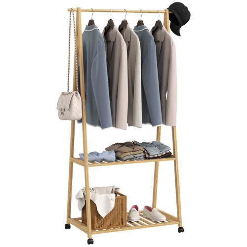 Homcom bamboo clothes - homcom,