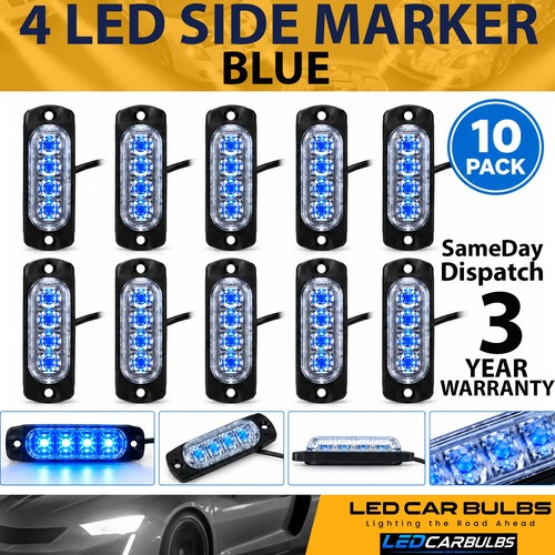 10x electric blue side led - blue,