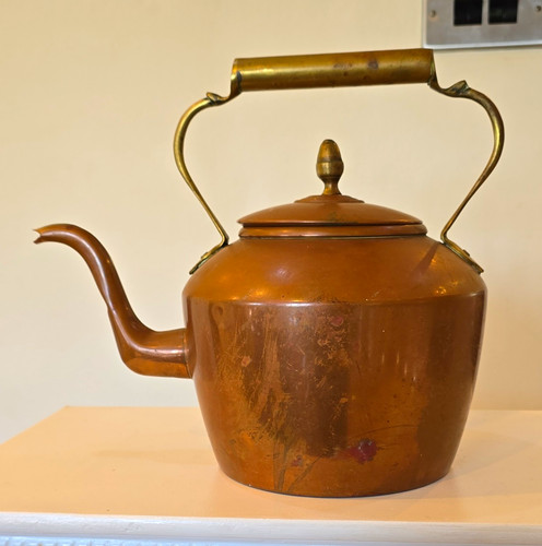 Copper stove top tea - copper, 8