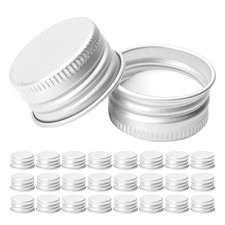 50Pcs Aluminium Screw Caps for